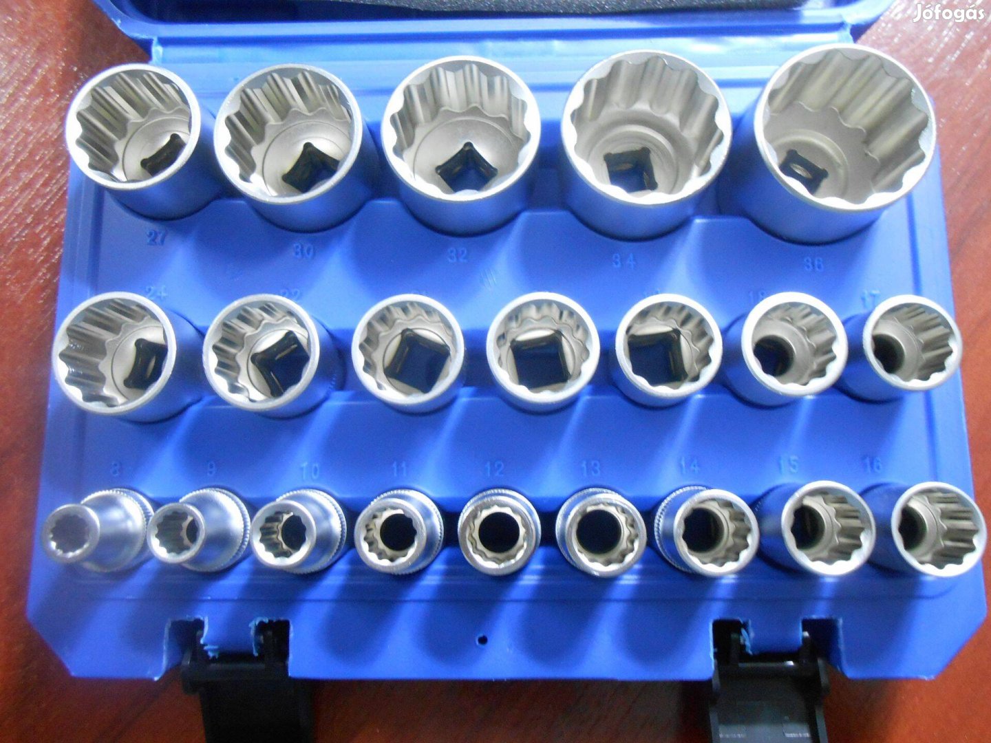Extra EX-3297 torx dugókulcs szett 21db-os készlet 1/2" 8-36mm