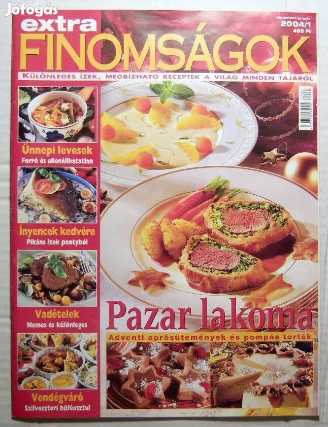 Extra Finomságok 2004/1.szám December-Január (3kép+tartalom)