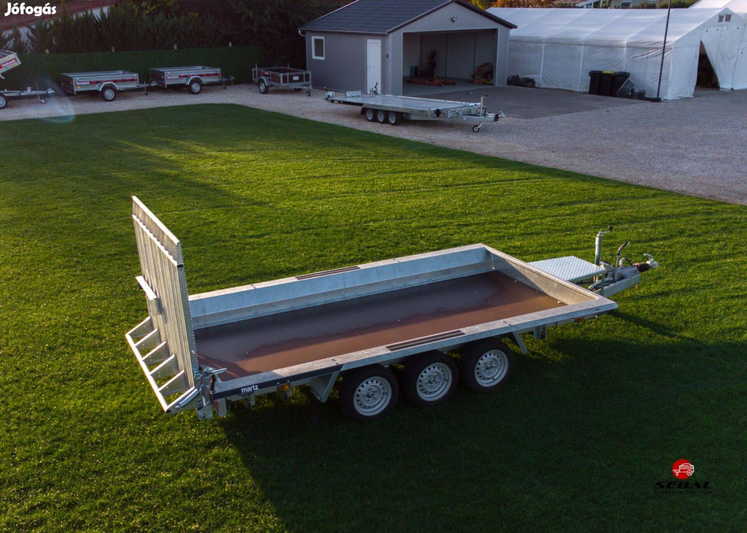Extra erős Martz Bau 400 gépszállító (3500kg) akciósan 2.690.000 Ft
