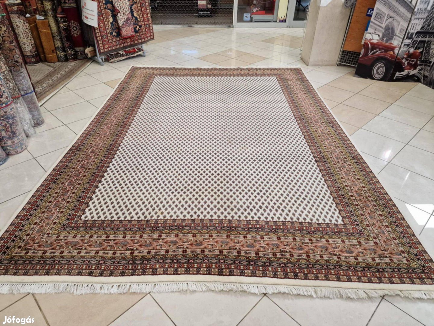 Extra puha, süppedős mír 250x350 cm kézi gyapjú perzsa szőnyeg MZ412