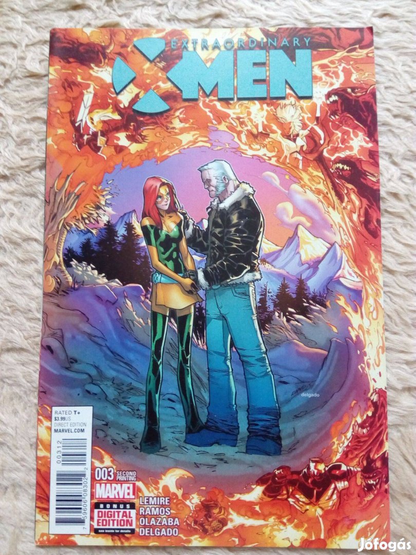 Extraordinary X-Men Marvel képregény 3. száma eladó!