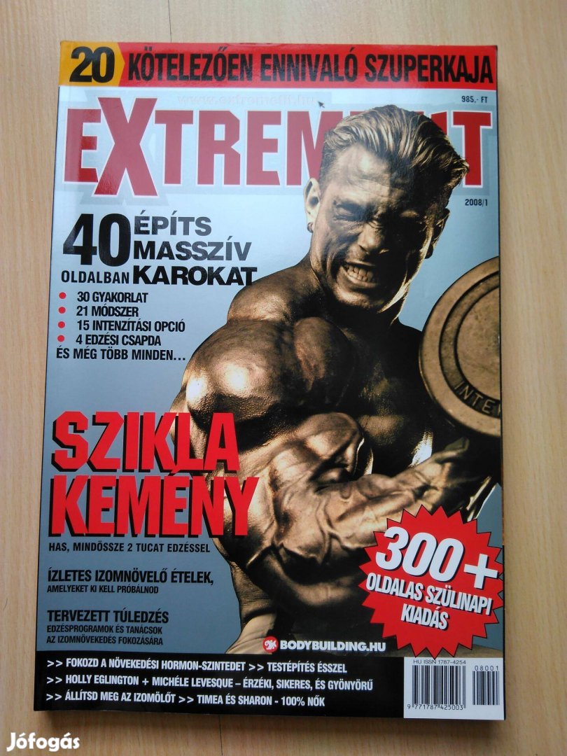 Extremefit testépítő magazin 300 oldalas különkiadás
