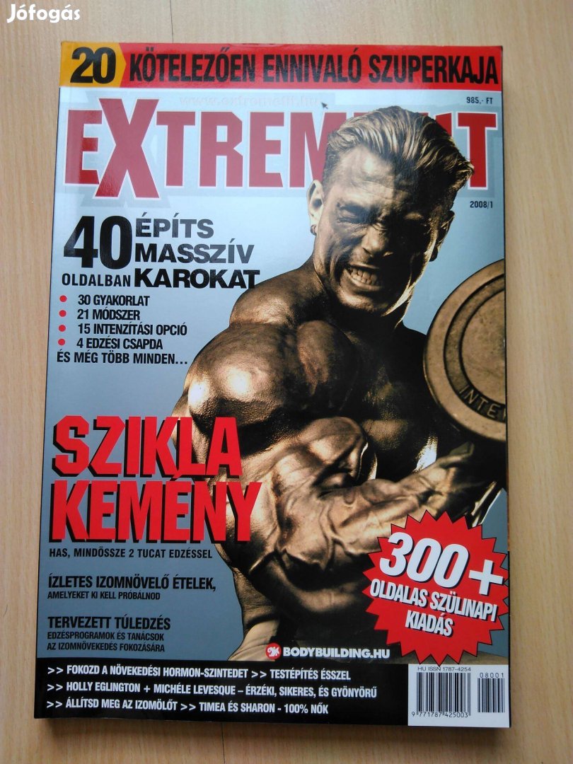 Extremefit testépítő magazin 300 oldalas különkiadás