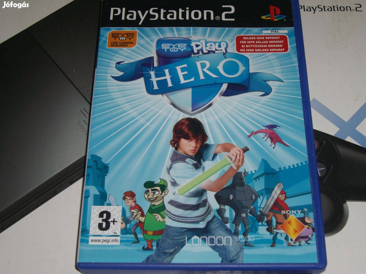 Eyetoy Play Hero Playstation 2 eredeti lemez eladó