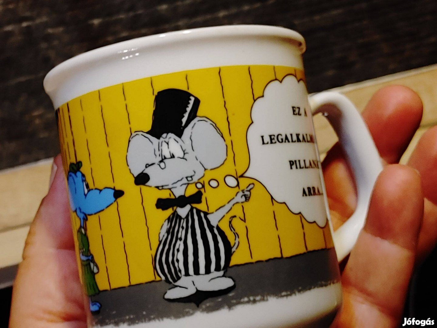 Ez a legalkalmasabb.névnapi üdvözlő egeres egérkés bögre