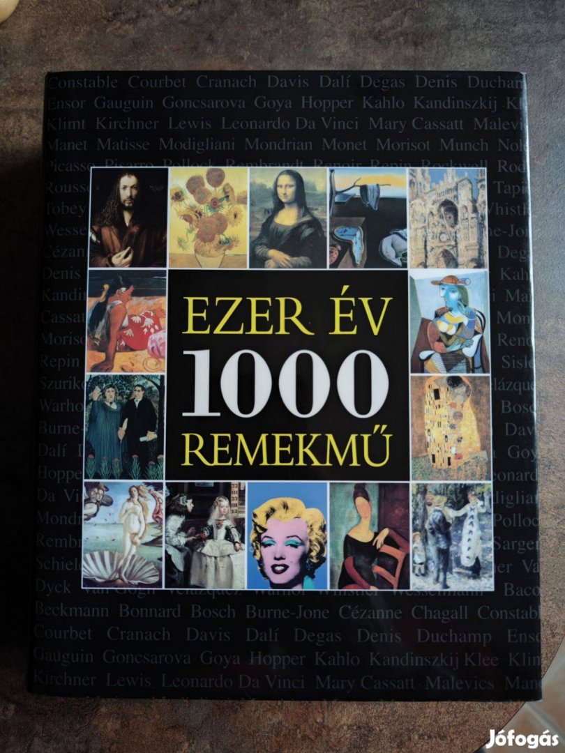 Ezer év 1000 remekmű című könyv, album (szép állapotban)