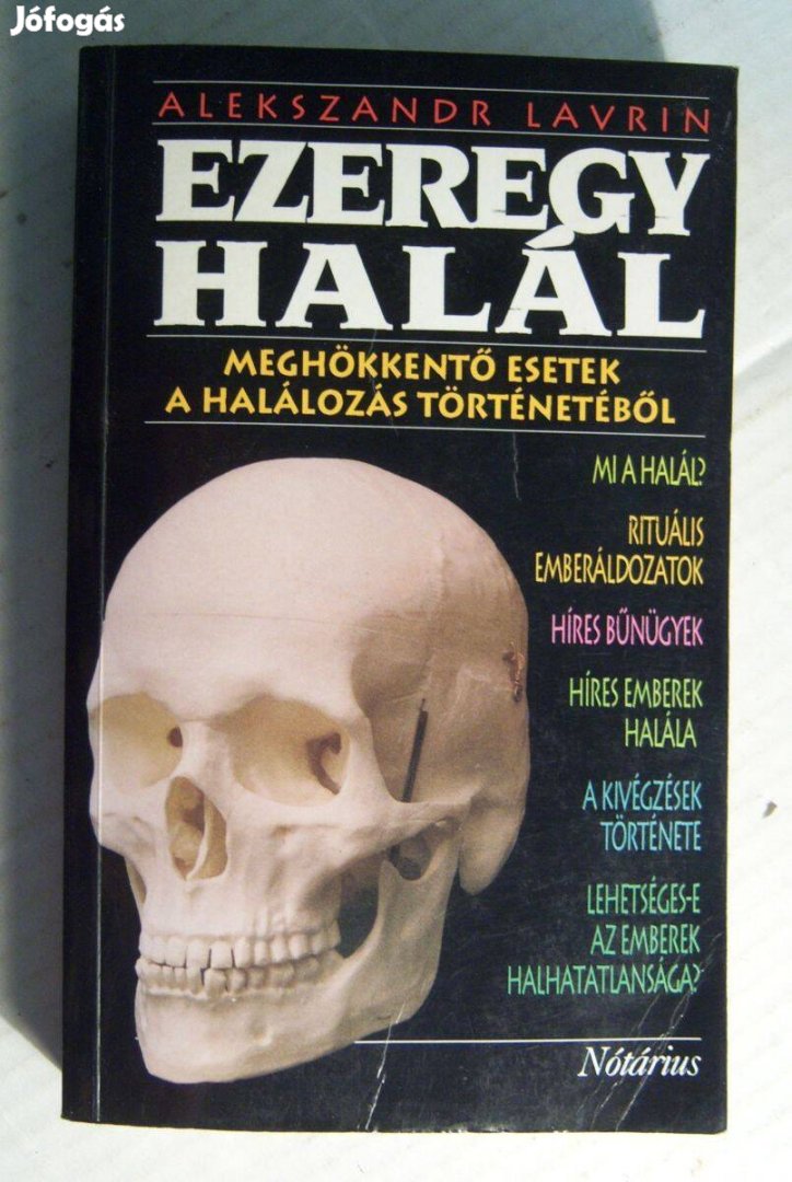 Ezeregy Halál (Alekszandr Lavrin) 1996 (foltmentes) 5kép+tartalom