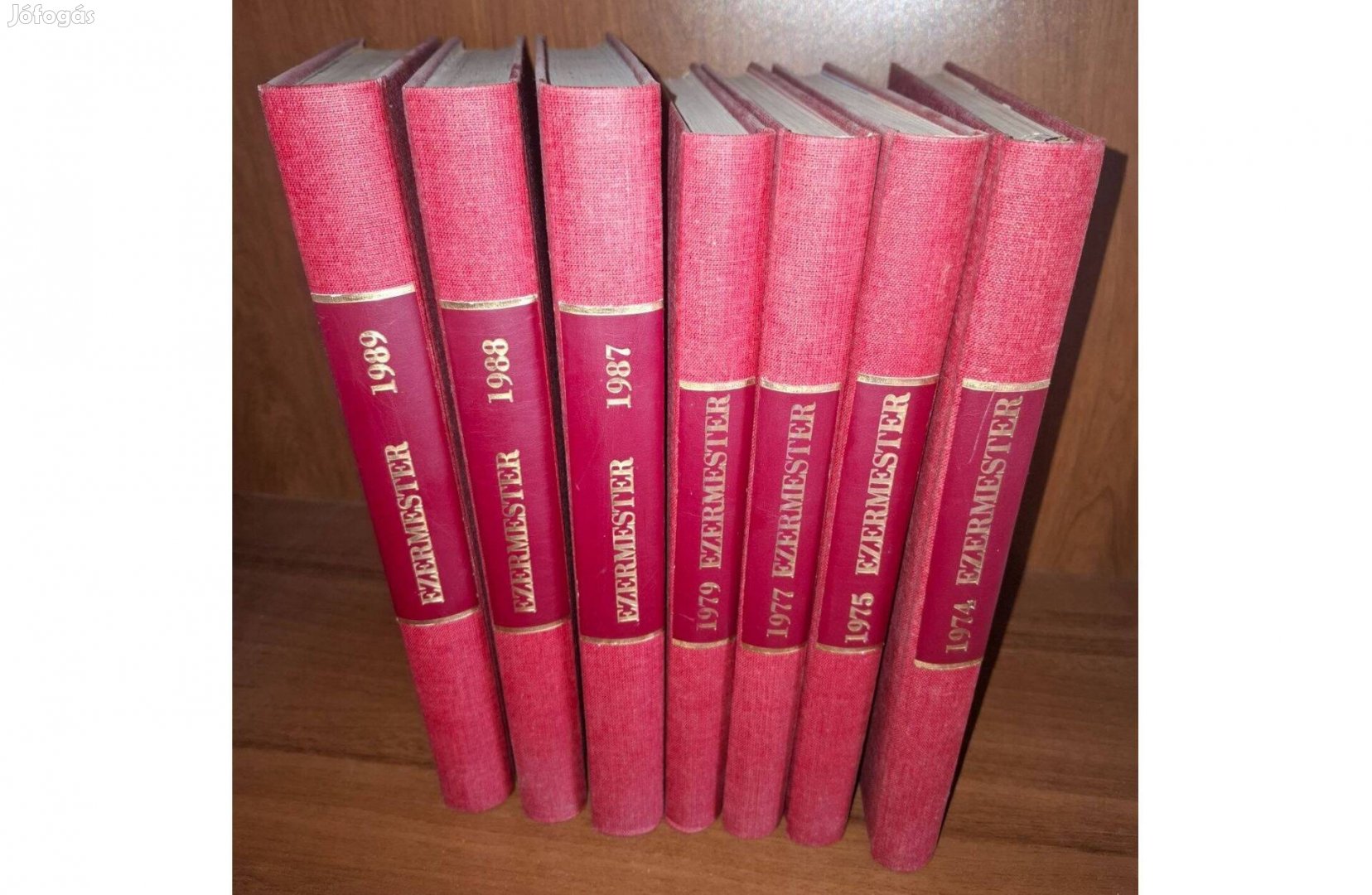 Ezermester bekötött évfolyamai 1975, 1988, 1989