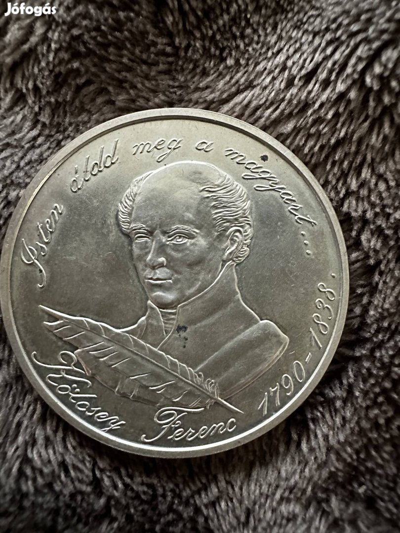 Ezüst 1990 Kölcsey Ferenc 500 forint - képek szerint