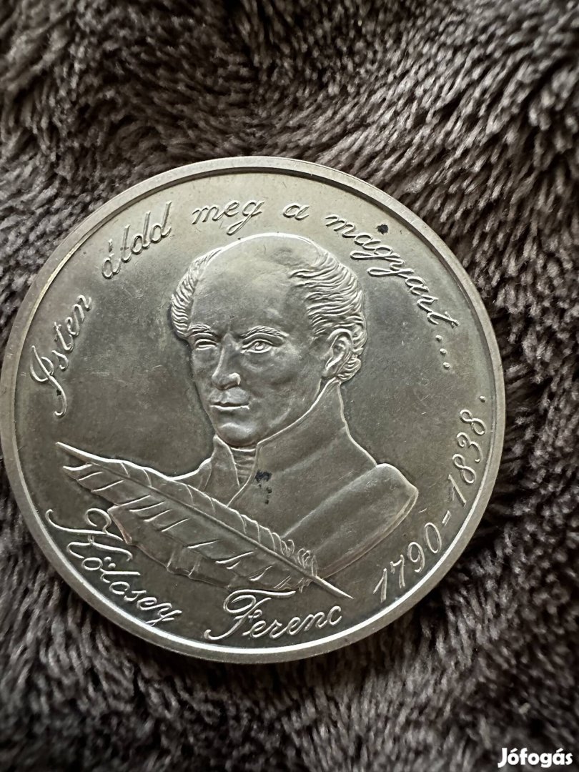 Ezüst 1990 Kölcsey Ferenc 500 forint - képek szerint 