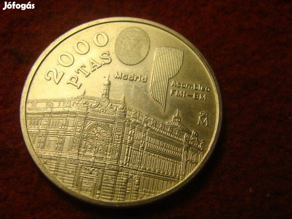 Ezüst 2000 peseta 1994 UNC