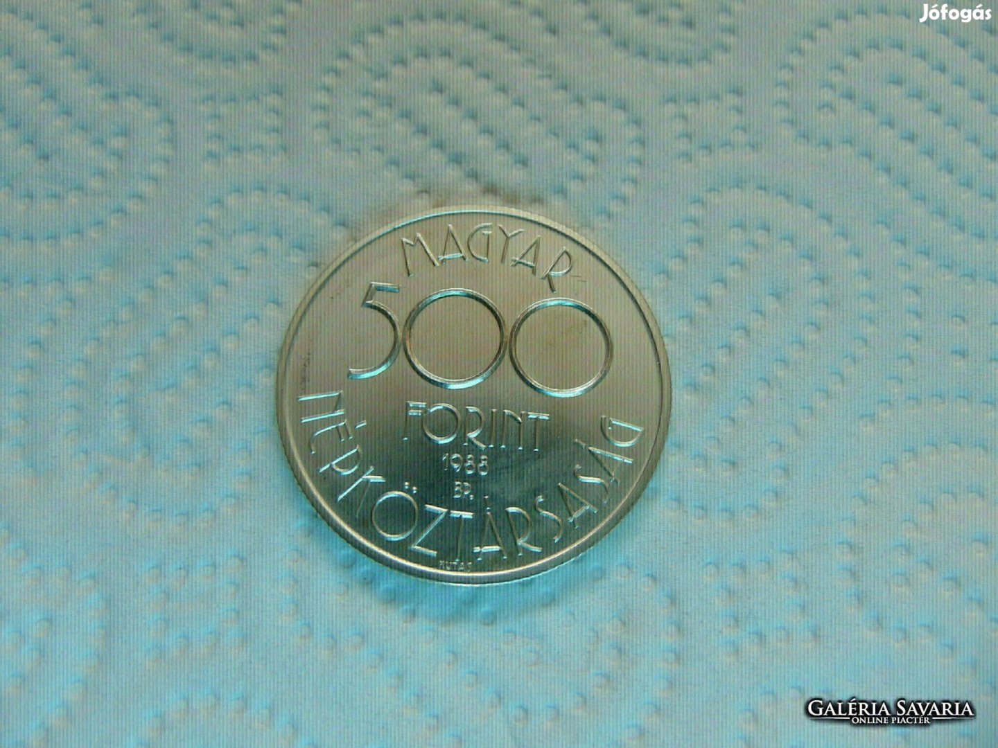 Ezüst 500 forint 1990 Labdarúgó VB. 28 gramm 900 % ezüst áron