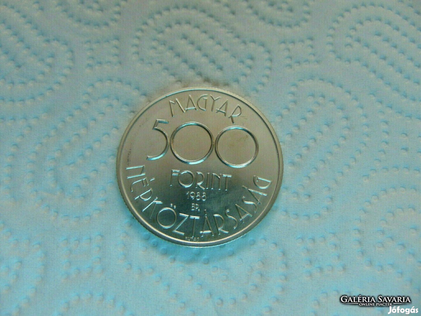 Ezüst 500 forint 1990 Labdarúgó VB. 28 gramm 900 as ezüst
