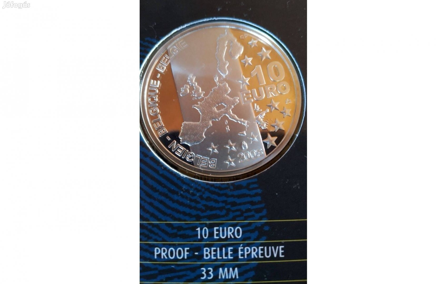 Ezüst Belga 10 Eurós