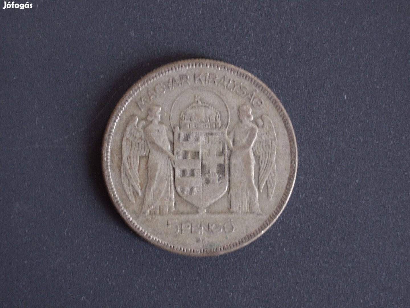 Ezüst Horthy 5 pengő 1930-ból