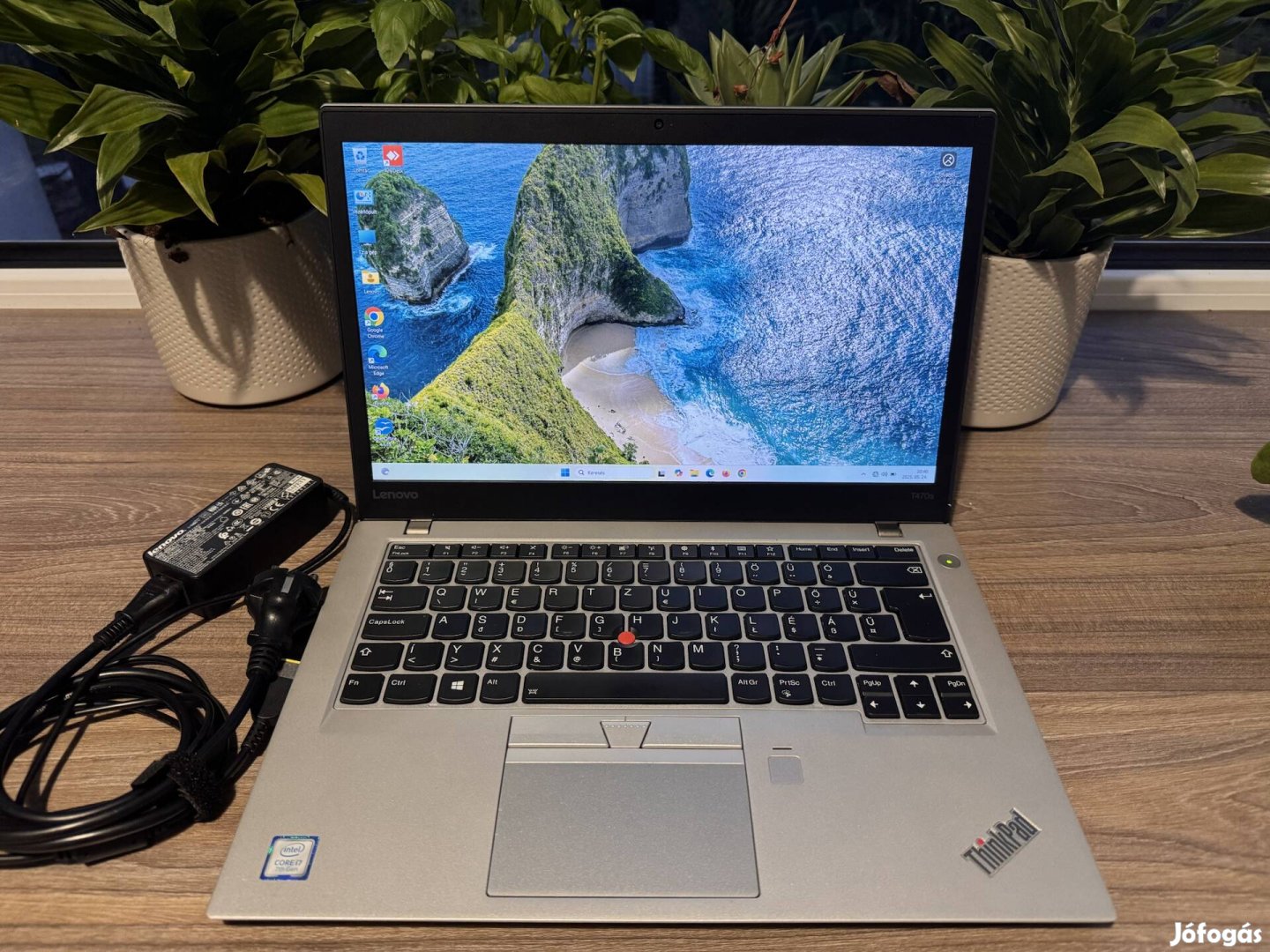 Ezüst Lenovo Thinkpad T470s i7 eladó