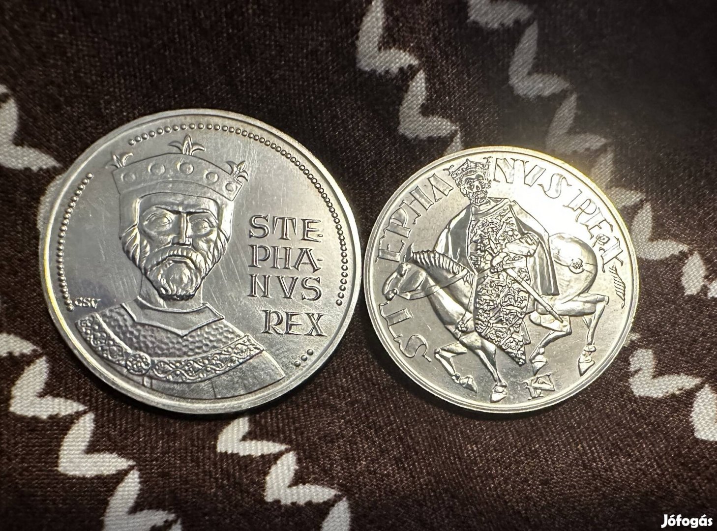 Ezüst Szent István Pár 50100 Forint 1972 BU