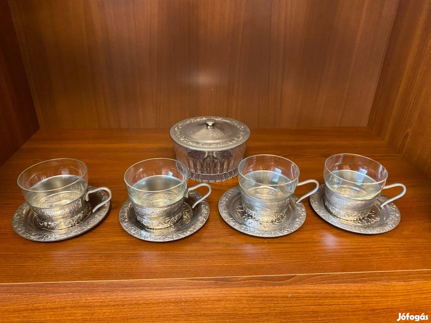 Ezüst Színű Antik Teáskészlet