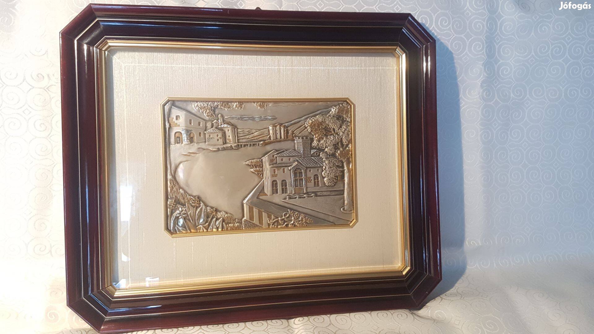 Ezüst dombornyomat kézzel készült valódi ezüst nagyméretű