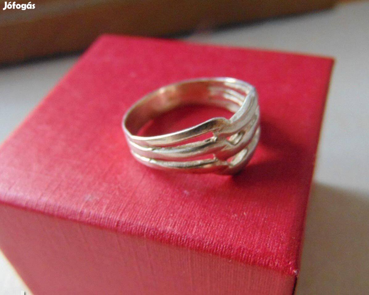 Ezüst gyűrű, 16,3 mm, kis méret