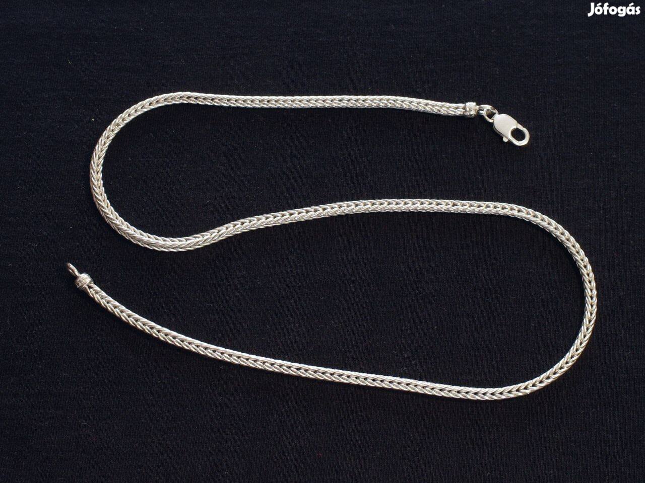 Ezüst nyaklánc, ritka pálma mintás, 52,2g eladó !
