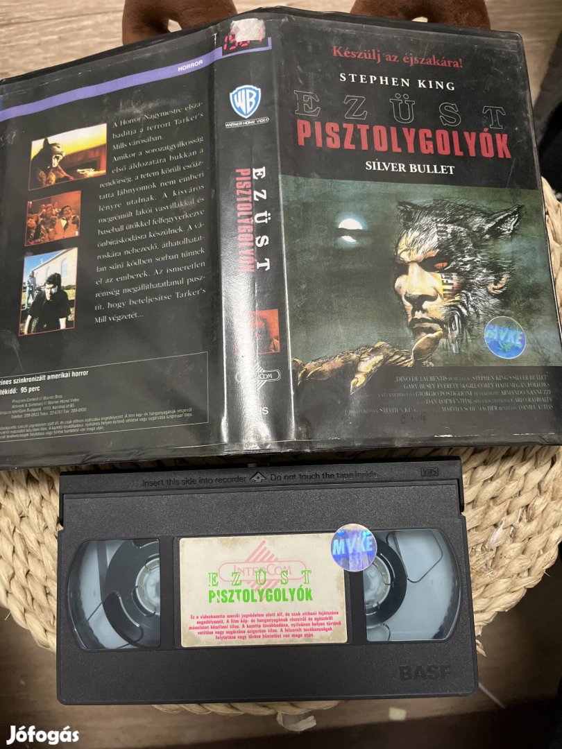 Ezüst pisztolygolyók vhs m