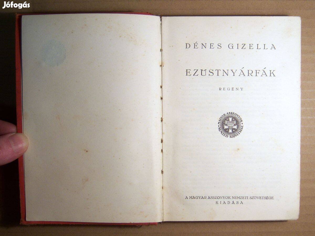 Ezüstnyárfák (Dénes Gizella) 1935 (viseltes) 9kép+tartalom