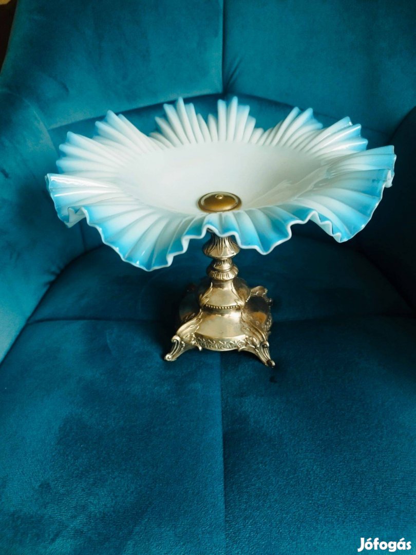 Ezüstözött Kínáló Asztalközép