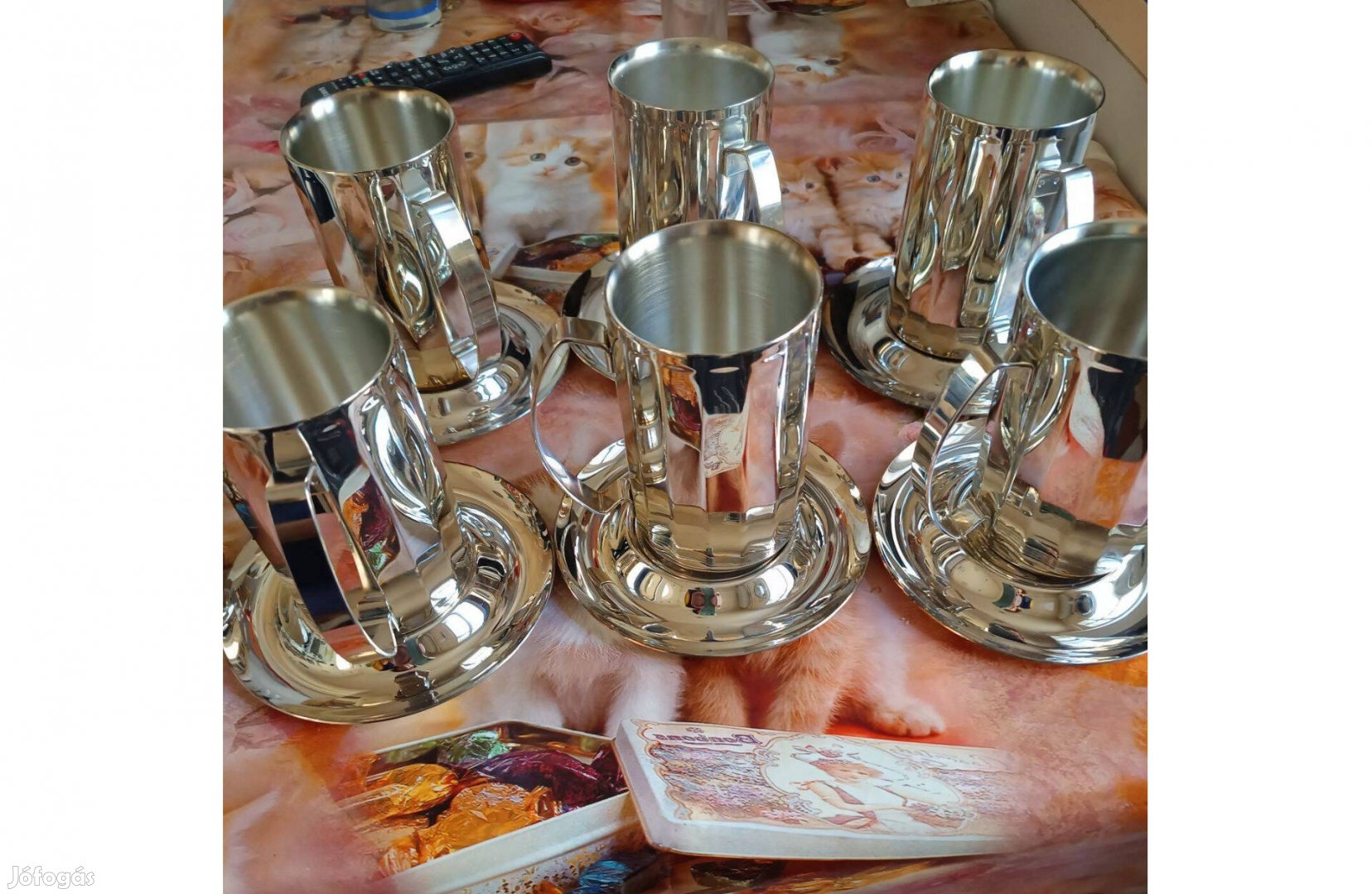 Ezüstözött Zepter pohár készlet eladó