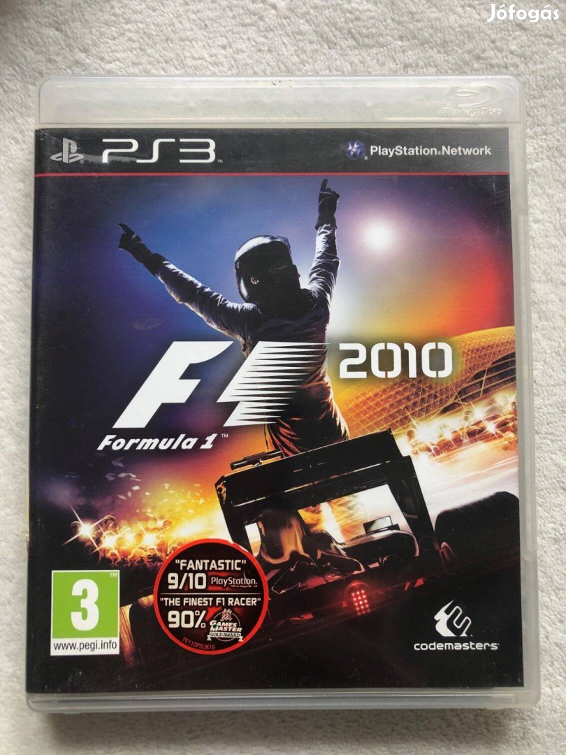 F1 2010 Formula 1 Ps3 Playstation 3 játék