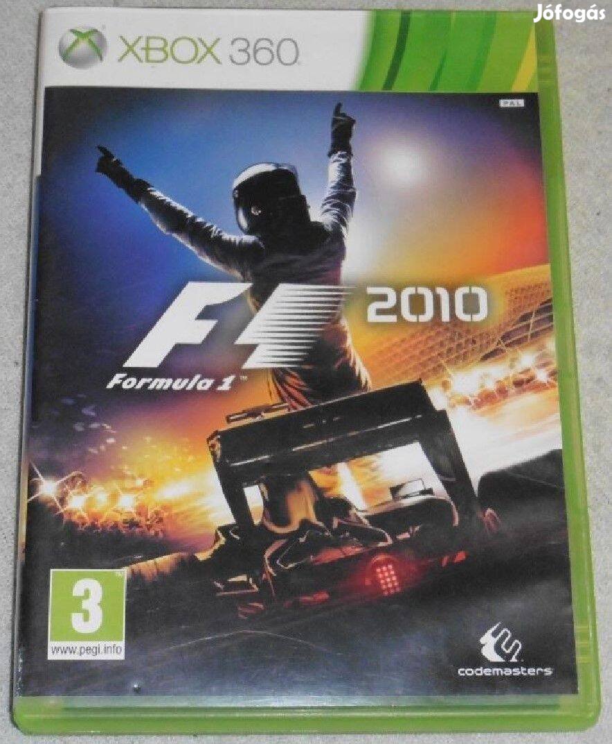 F1 2010 (Forma 1) Gyári Xbox 360 Játék Akár Féláron