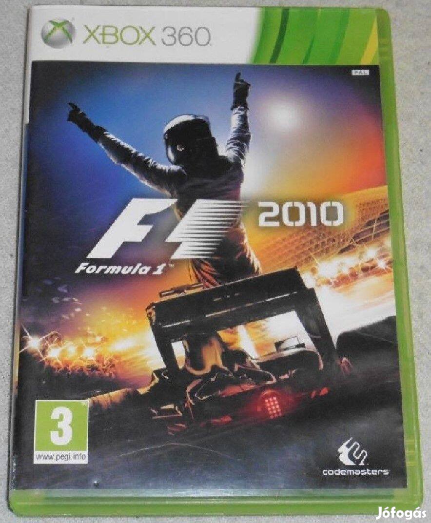 F1 2010 (Forma 1) Gyári Xbox 360 Játék Akár Féláron