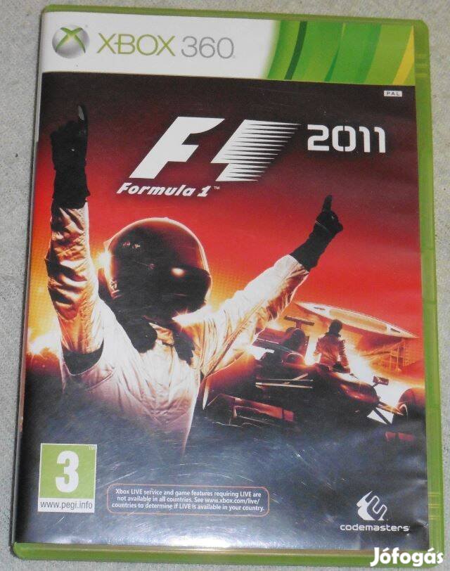 F1 2011 (Forma 1) Gyári Xbox 360 Játék Akár Féláron