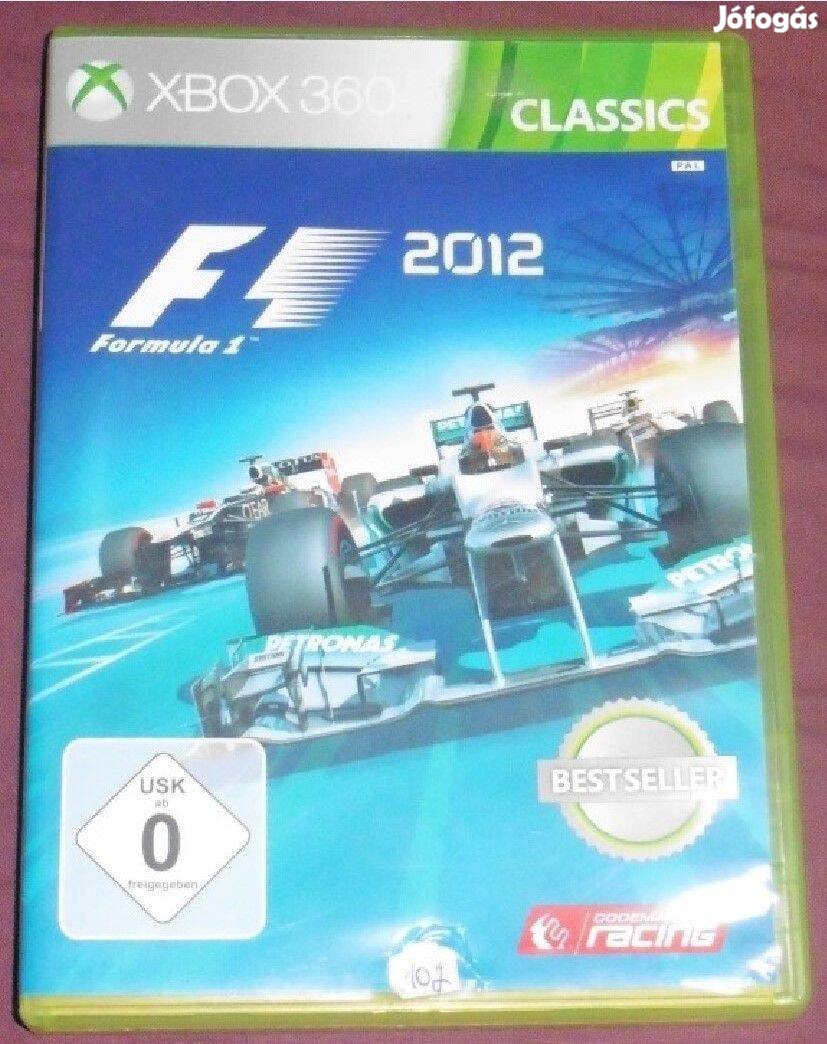 F1 2012 (Forma 1) Gyári Xbox 360 Játék Akár Féláron