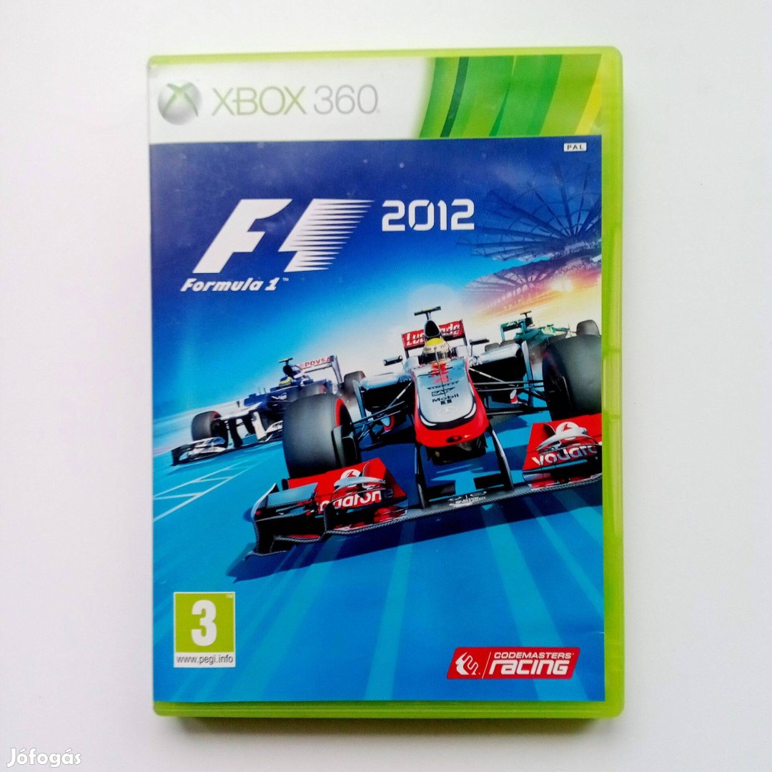 F1 2012 Xbox 360 játék eladó