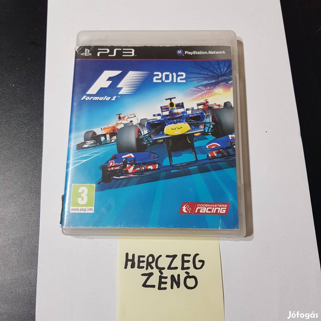 F1 2012 ps3 játék