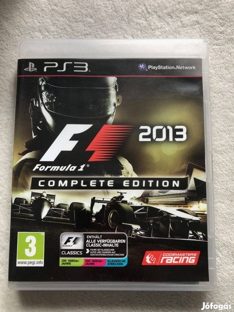 F1 2013 Formula 1 Ps3 Playstation 3 játék