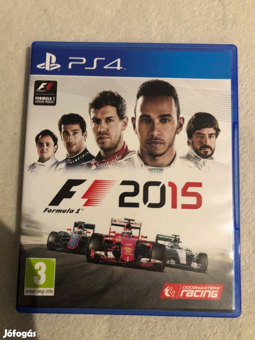 F1 2015 Formula 1 Ps4 Playstation 4 játék