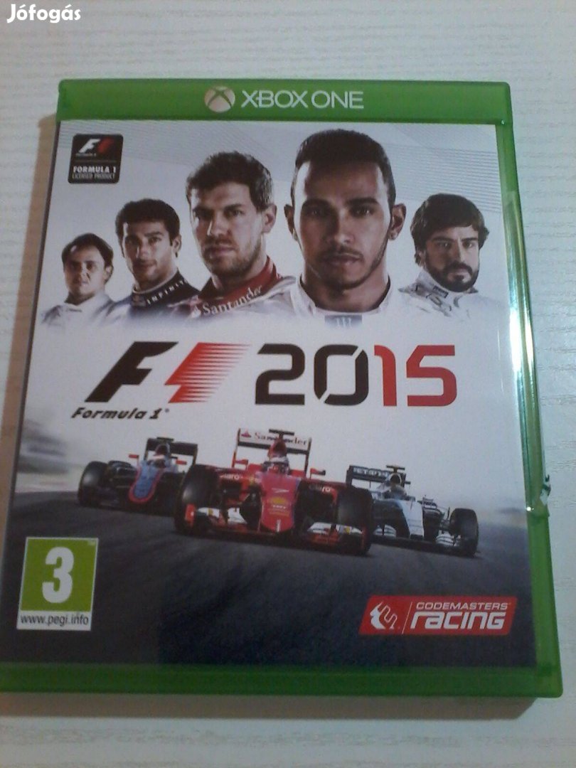 F1 2015 Xbox 1 játék eladó.(nem postázom)