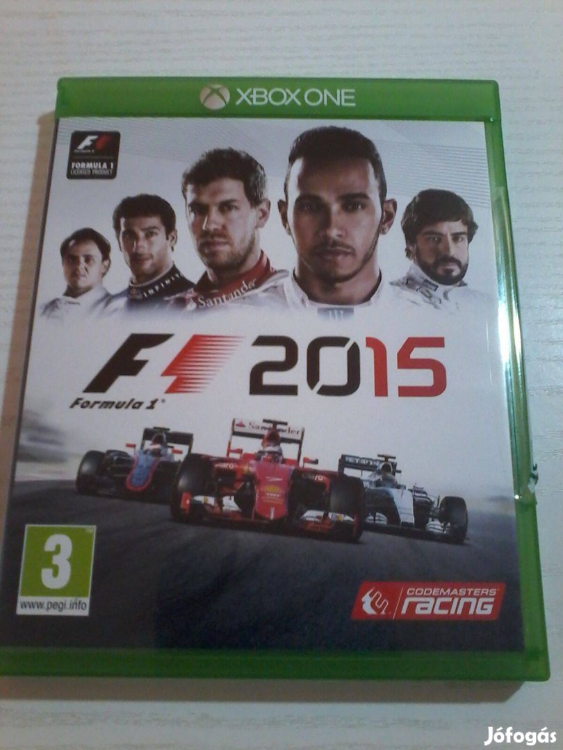 F1 2015 Xbox 1 játék eladó.(nem postázom)