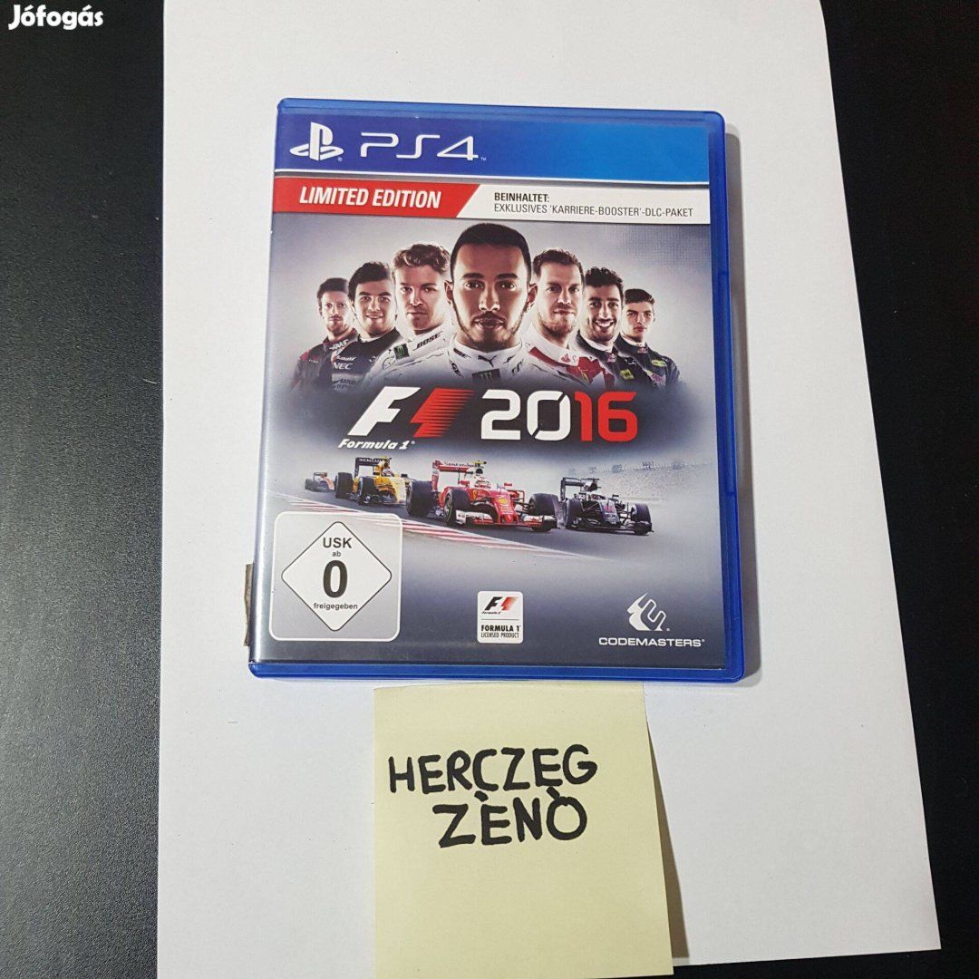 F1 2016 ps4 játék