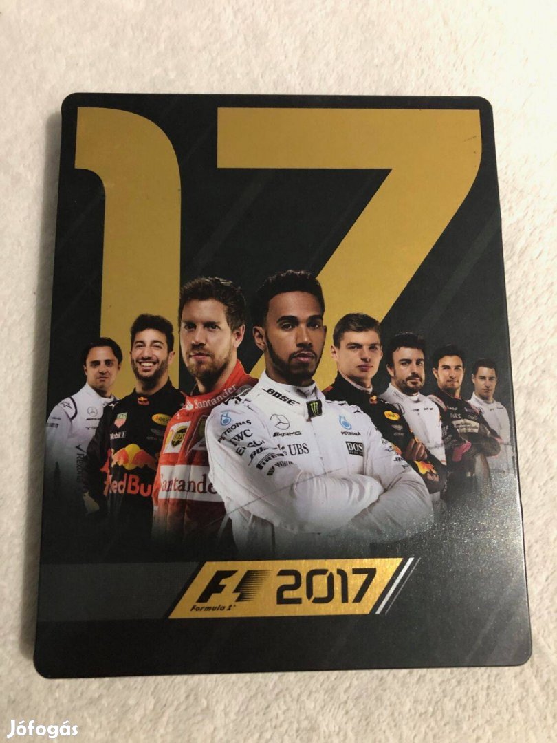 F1 2017 Fomrula 1 steelbook, fémtok, játék nélkül