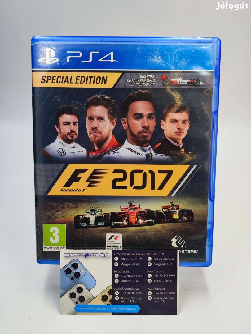 F1 2017 Special Edition PS4 Garanciával #konzl0578