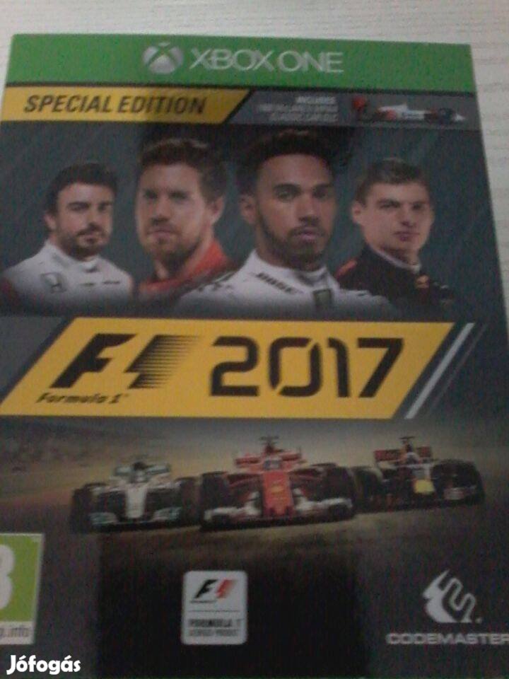 F1 2017 Xbox 1 játék eladó.(nem postázom)