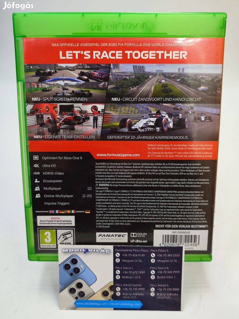 F1 2020 game xbox deals one tesco