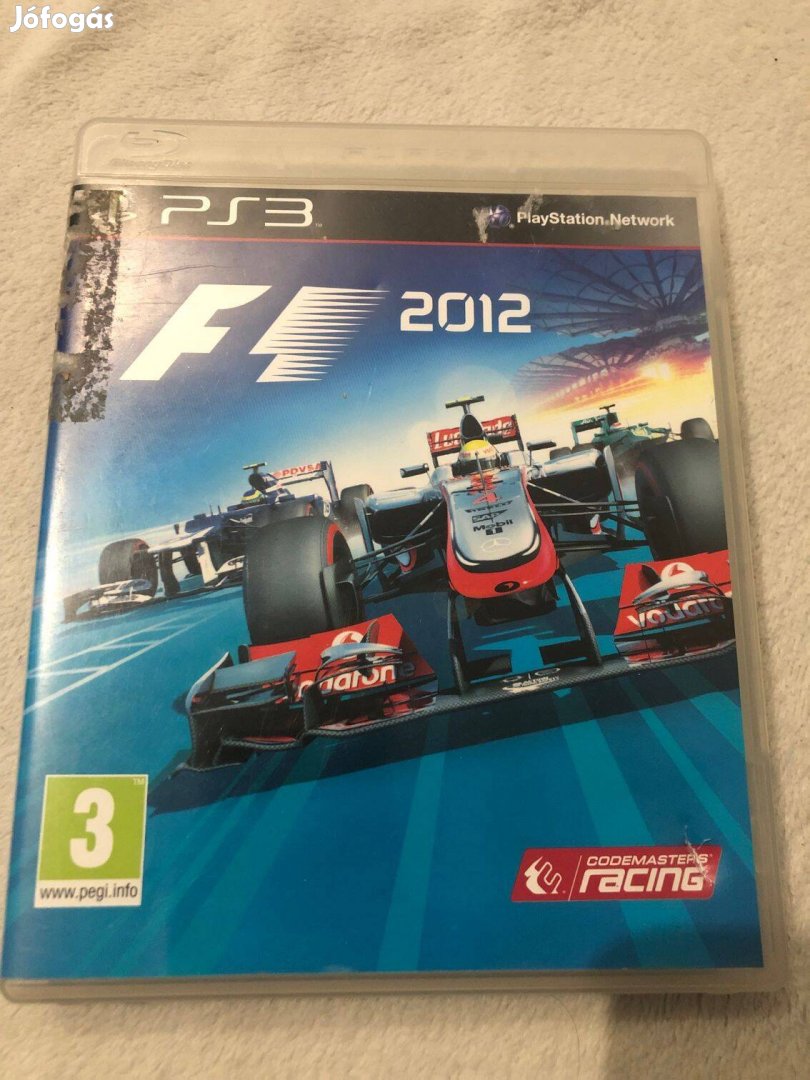 F1 Formula 1 2012 Ps3 Playstation 3 játék