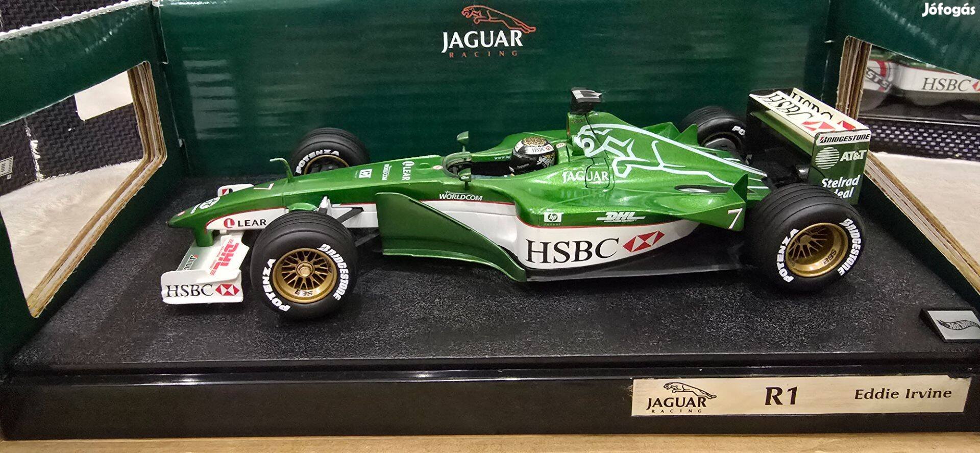 F1 Jaguar R1 Eddie Irvine 2000 Hotwheels 1:18