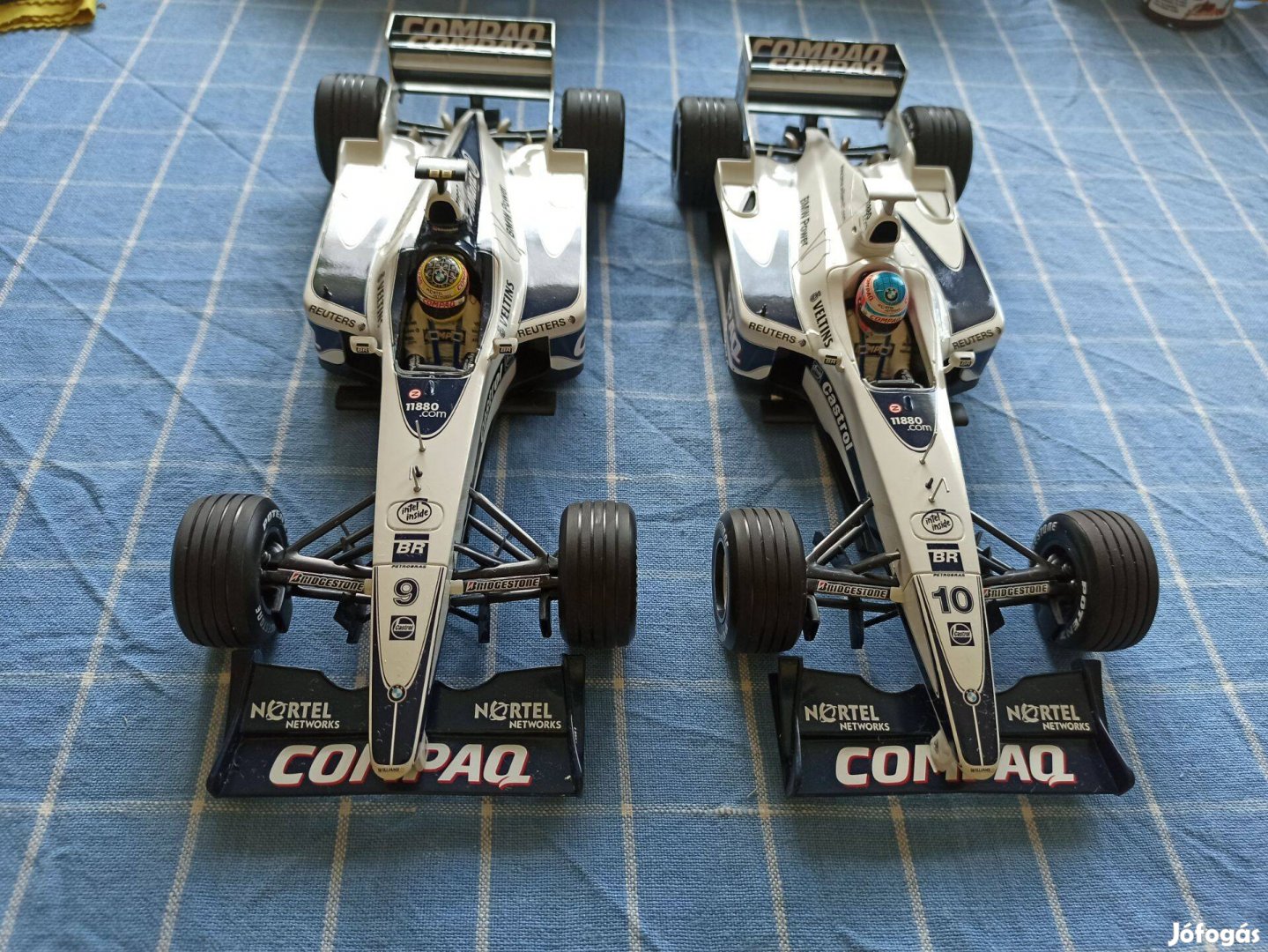 F1 Minichamps BMW 1:18, Ralf Schumacher, Jenson Button Fém ritkaságok!