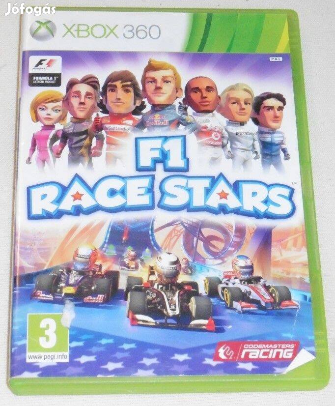 F1 Race Stars (4 en is egyszerre játszható) Gyári Xbox 360 Játék