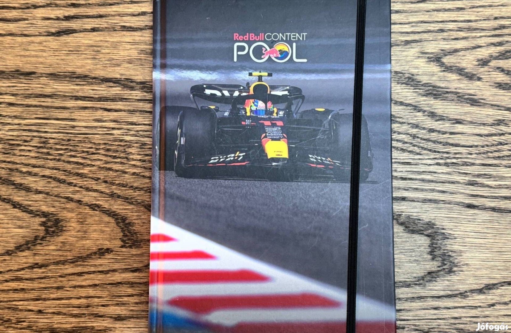 F1 Red Bull füzet, A5 kockás, kitéphető lapokkal